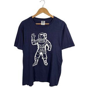 Billionaire Boys Club Astronaut Logo T-Shirt Size XL Navy Blue